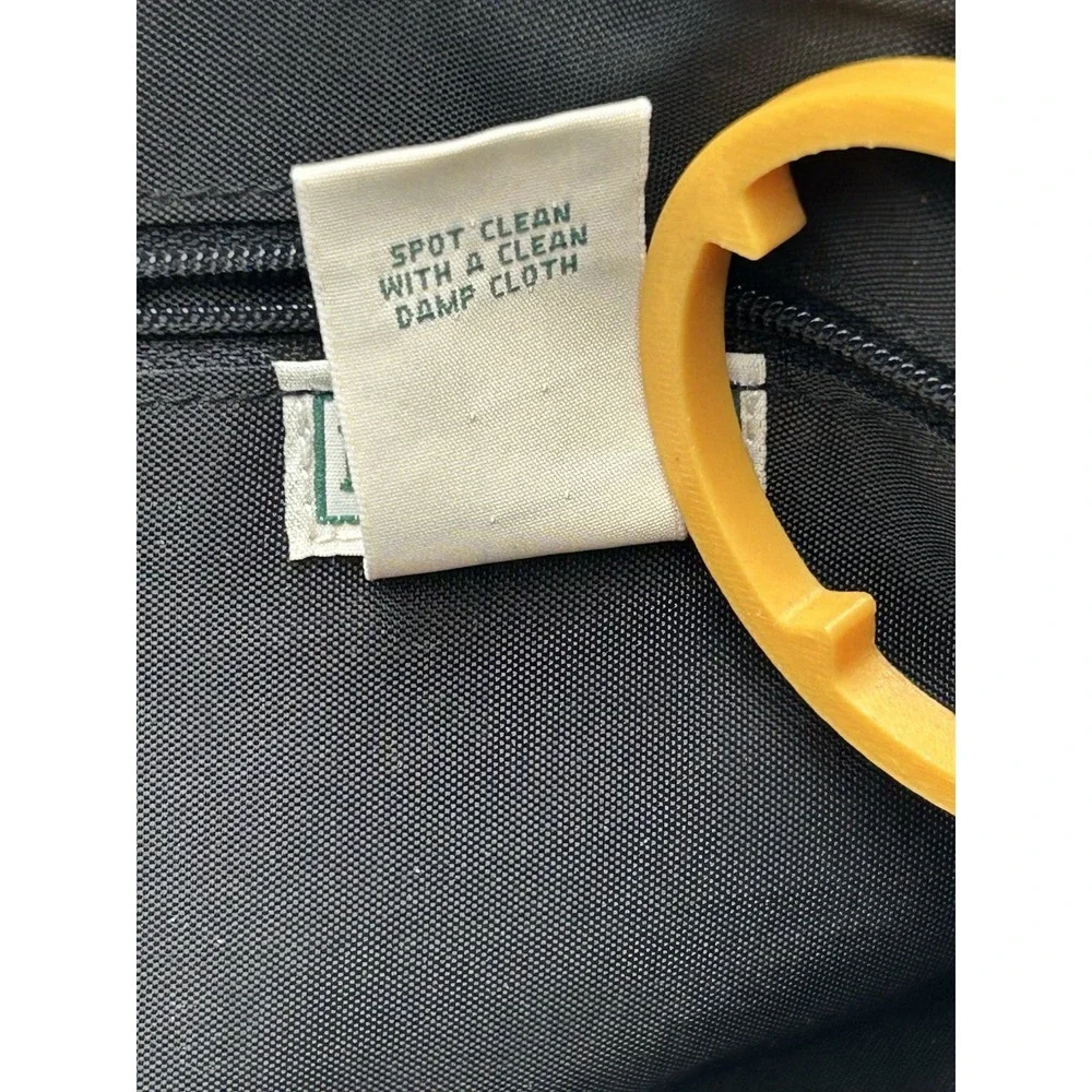 L.L.‎ Bean Large Black Computer Shoulder Tote Bag Multiple Pockets Professional